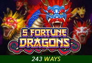 Spadegaming : 5 Fortune Dragons - KINGBET189